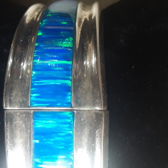 Bangle Bracelet .925 Sterling Silver - Picture 4 of 10